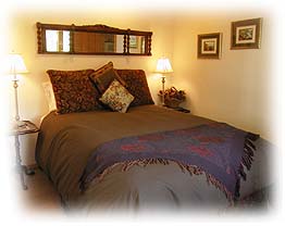 The Bedroom with the large bed